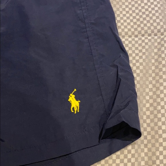 Ralph Lauren men navy blue bathing suit size L - Picture 2 of 4